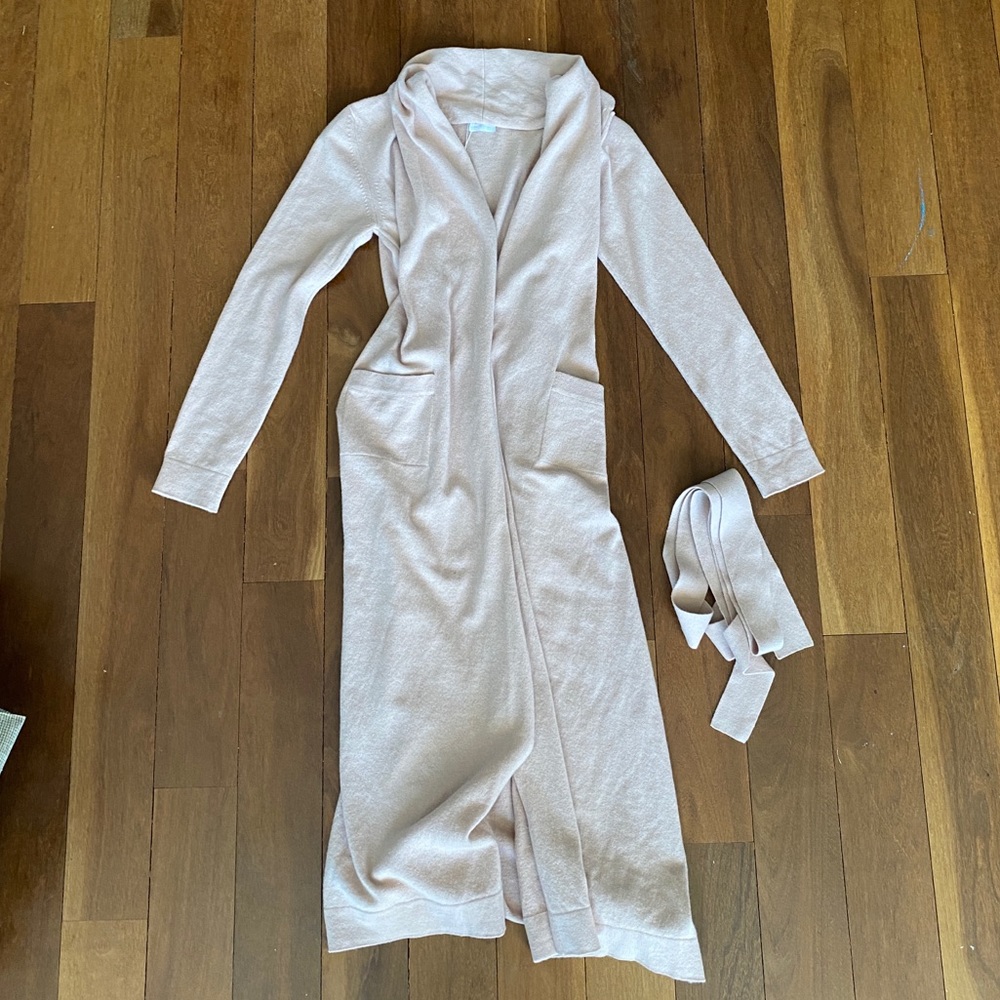 John Laing Cashmere Dressing Gown with Belt